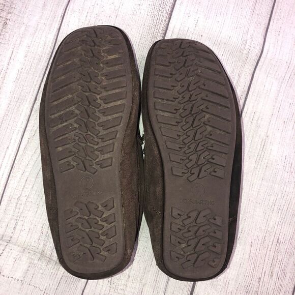 Goodfellow suede slippers dark brown size 7 - Picture 8 of 9